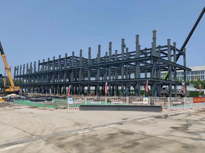 济宁市住房和城乡建设局 绿色建筑与装配式建筑 十天建好三层楼 装配式建筑显身手